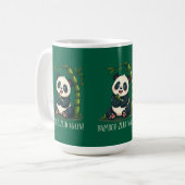 Mug Adorable Panda Accrocher Bambou mignonette Cartoon (Devant gauche)