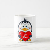 Mug Adorable Penguin Holding Be Mine Heart (Centre)