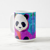 Mug Adorable Petit Panda - Conception Plat (Devant gauche)