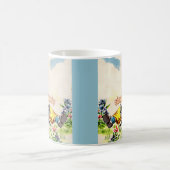 Mug adorable petite fille avec adorable petit chaton (Centre)