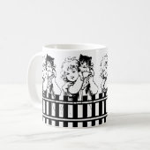 Mug Adorable Petite fille mignonne et mignonne petit c (Devant gauche)