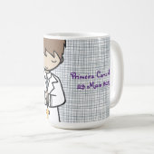 Mug Adorable Premier Saint Communion brune garçon (Devant droit)