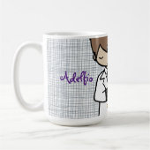 Mug Adorable Premier Saint Communion brune garçon (Gauche)