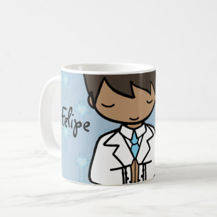 Mug Adorable Première sainte communion nom bleu garçon
