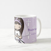 Mug Adorable Première Sainte Communion nom de la fille (Devant droit)