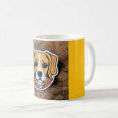 Mug "Adorable pup perché sur une coupe" (Devant droit)