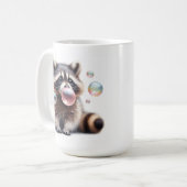 Mug Adorable Raccoon soufflant de bulle gomme (Devant gauche)