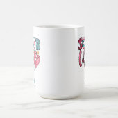 Mug Adorable Retro Scrub Vie Infirmière (Centre)