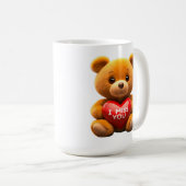Mug Adorable Teddy bear I miss you (Devant droit)