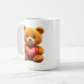 Mug Adorable Teddy bear I miss you (Devant gauche)