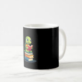 Mug Adorable Turtle Reading Books (1) (Devant droit)