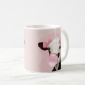 Mug Adorable vache fille Bubblegum rose (Devant droit)