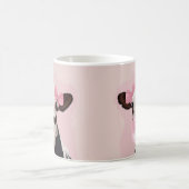 Mug Adorable vache fille Bubblegum rose (Centre)