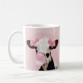 Mug Adorable vache fille Bubblegum rose (Gauche)