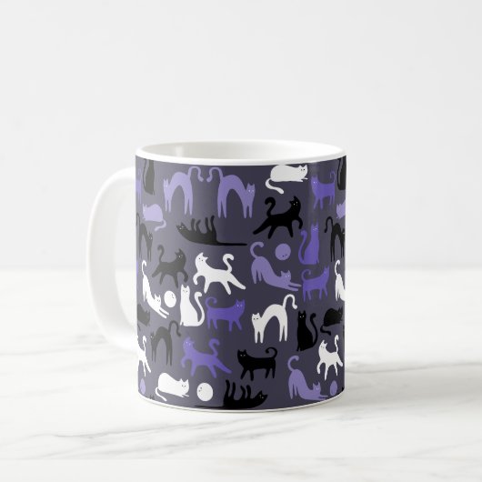 Mug Adorable Yoga mignon Pots de chat (Devant gauche)