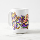 MUG ADORABLES ANIMAUX COLORÉS DE MARDI GRAS (Devant gauche)