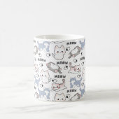 Mug Adorables chatons dodus et cœurs Meow (Centre)