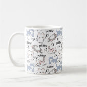 Mug Adorables chatons dodus et cœurs Meow (Gauche)