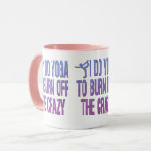 Mug Adorables Drôle I Do Yoga  (Devant gauche)