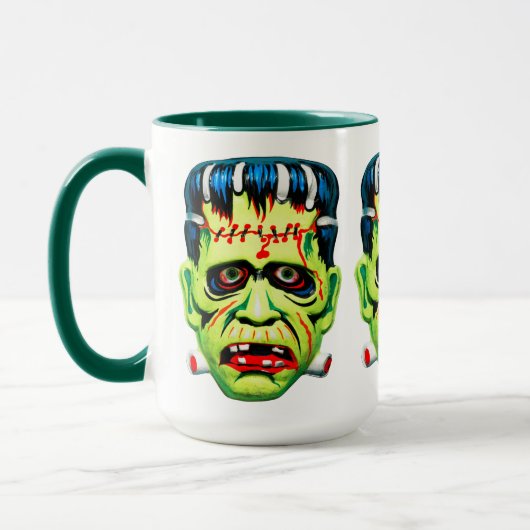 Mug Adorables Masque Monstre Vert (Gauche)