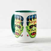 Mug Adorables Masque Monstre Vert (Devant gauche)