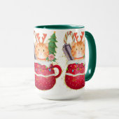 Mug Adorables Noël Chat enchanteur (Devant droit)