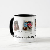 Mug Adorables sœurs pour 4 photos (Devant gauche)