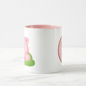 Mug adorateur de porc mignon ajouter du texte (Centre)