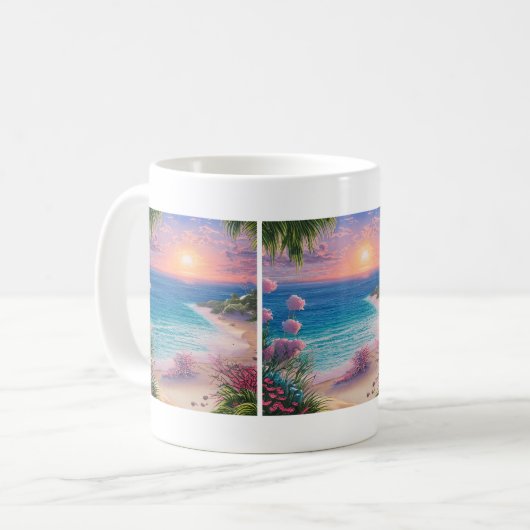 Mug adorateurs de plage (Devant gauche)