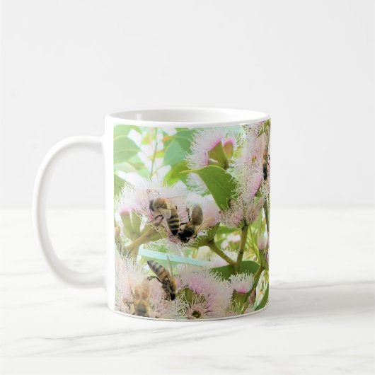 MUG ADOREZ LES ABEILLES. FLORE AUTOCHTONE AUSTRALIENNE (Gauche)