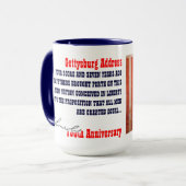 MUG ADRESSE DE GETTYSBURG (Devant gauche)