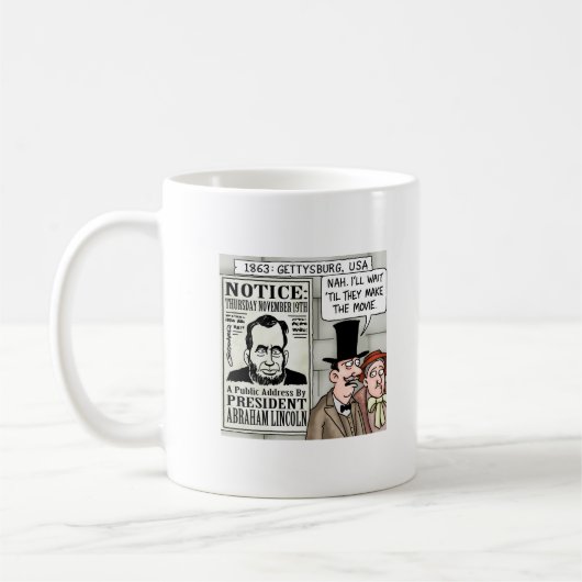 Mug Adresse Gettysburg (Gauche)