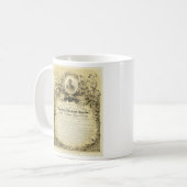 Mug Adresse inaugurale d'Abraham Lincoln le 4 mars (Devant gauche)