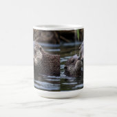 Mug **"Adrift in Love : Mummy and Baby Otter"** (Centre)
