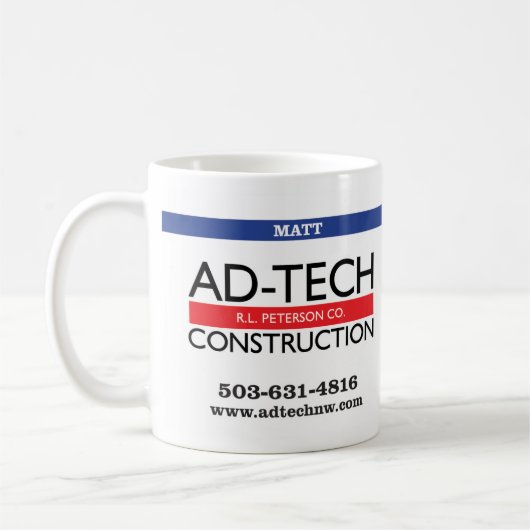 Mug AdTechMugMATT (Gauche)