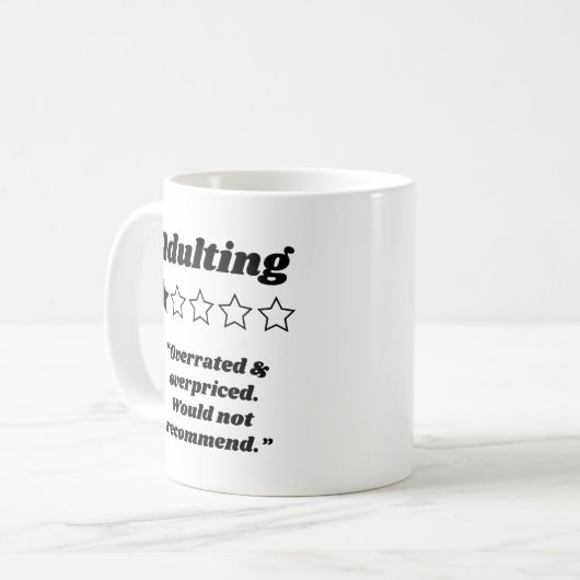 Mug Adulte d'une étoile (Devant gauche)