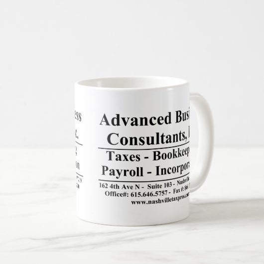Mug Advanced Business (Devant droit)