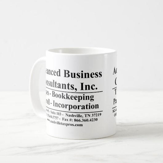 Mug Advanced Business (Devant gauche)