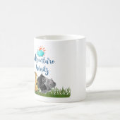 Mug Adventure Await Aquarelle Safari Jungle Animaux (Devant droit)