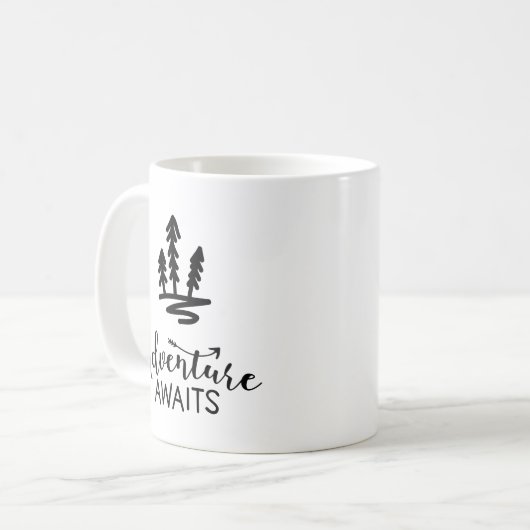 Mug Adventure Await Camping Forest (Devant gauche)