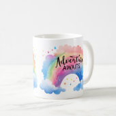 Mug Adventure Await Rainbow (Devant droit)