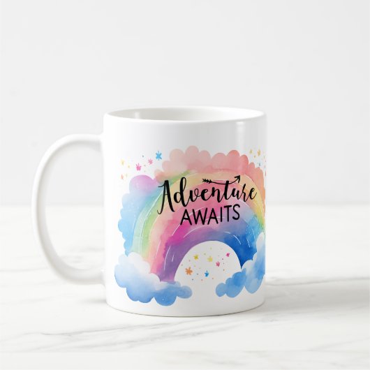 Mug Adventure Await Rainbow (Gauche)