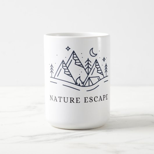 Mug "Adventure Awaits Camping Graphic (Centre)
