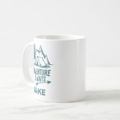Mug Adventure Awaits Personalized Camping Coffee (Devant gauche)