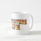 Mug Adventure Life | Tie Dye Explore More Hippie Rando (Devant droit)