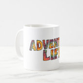 Mug Adventure Life | Tie Dye Explore More Hippie Rando (Devant gauche)