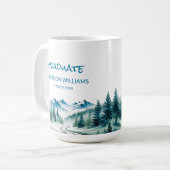 Mug Adventure Mountain Graduate Gift  (Devant gauche)