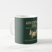 Mug Adventure Papa Camping personnalisé (Devant gauche)
