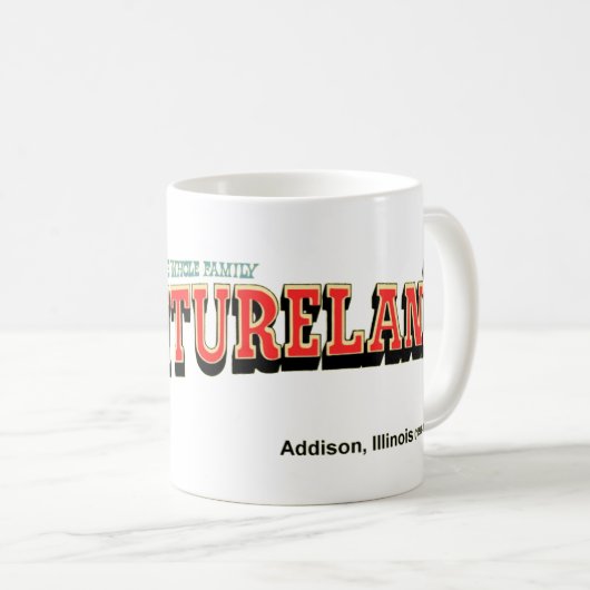 Mug Adventureland Amusement Park, Addison, Illinois (Devant droit)