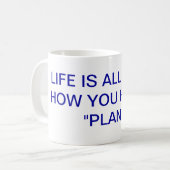 MUG ADVERSITÉ DE MOTIVATION DE POIGNÉE D'AIDES DE (Devant gauche)